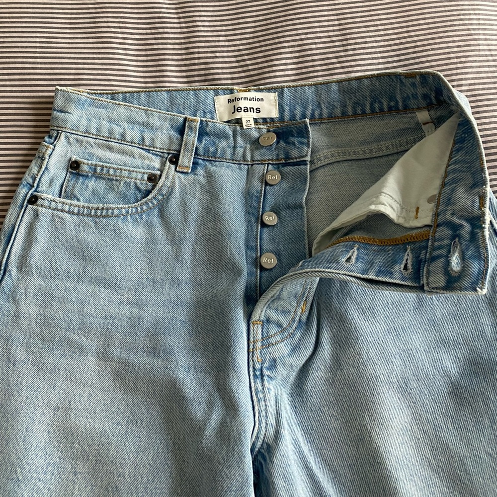 Cynthia High Rise Straight Cropped Jeans from Reformation - Picture 5 of 6